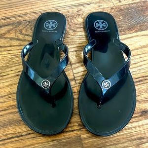 Authentic Tory Burch jelly flip flops